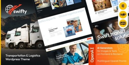 Swifty v1.0 Transportation & Logistics WordPress Theme