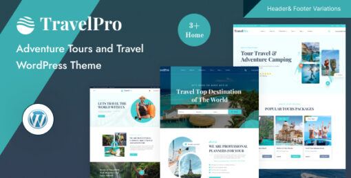 TravelPro v1.0 Tours & Travel Agency WordPress Theme