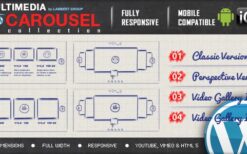 Multimedia Responsive Carousel with Image Video Audio Support (v2.6) WordPress Plugin