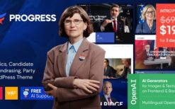 Progress v1.0 Politics, Candidate & Fundraising WordPress Theme