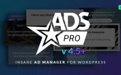 Ads Pro Plugin v4.95 Multi-Purpose WordPress Advertising Manager