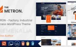 Metron (v2.4) Industry and Construction WordPress Theme