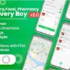 Delivery Boy for Groceries, Foods, Pharmacies, Stores Flutter App v2.0.0