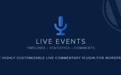 Live Events WordPress Plugin v1.34 #