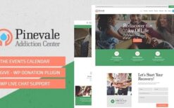 Pinevale v1.0.14 Addiction Recovery and Rehabilitation Center WordPress Theme
