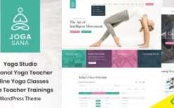 * Jogasana (v3.0) Yoga Oriented WordPress Theme