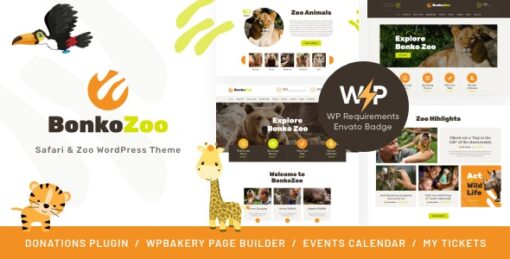 Bonko - Safari & Zoo WordPress Theme