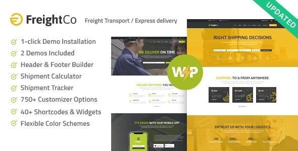 FreightCo - Transportation & Warehousing WordPress Theme