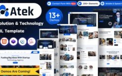Atek v1.0 – IT Solution and Technology HTML Template