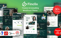 Finclix (v1.0) Finance and Consulting WordPress Theme