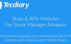 Shop (Shopping Cart) & APIs Modules for Stock Manager Advance 4.0.0-beta.1