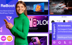 Reboot (v1.0.0) Electronics Store & Device Repair WordPress Theme