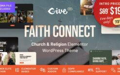 Faith Connect v1.0.1 Religion & Church WordPress Theme