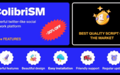 ColibriSM (v1.4.3) The Ultimate PHP Modern Social Media Sharing Platform