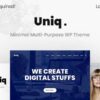 Uniq (v2.0.9) Minimal Creative WordPress Theme