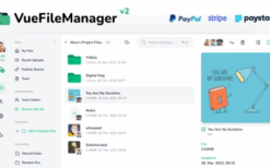 * Vue File Manager Pro v2.2.7 Your Professional Storage Cloud Platform [Regular License]