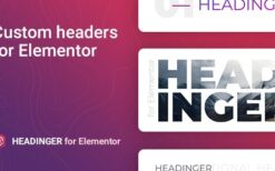 Headinger v1.1.4 Customizable Headings for Elementor