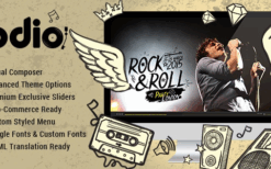 * Odio v5.5 Music WP Theme For Bands, Clubs, and Musicians