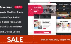Wesecure v1.0 Home Security WordPress Theme