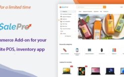 eCommerce add-on for SalePro POS, inventory management app v1.2.0