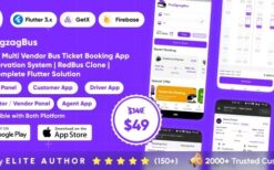 v1.2 ProZigzagBus : Online Multi Vendor Bus Ticket Booking App & Reservation System Flutter Solution