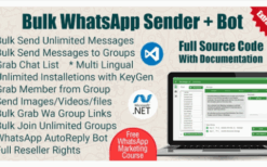 WaBulker Bulk WhatsApp sender + Group Sender + WhatsApp Autobot v3.1.9