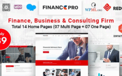 Finance Pro (v2.1.1) Business & Consulting WordPress Theme