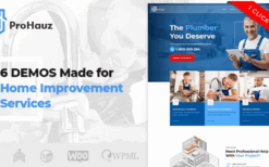 ProHauz (v1.2.8) Handyman & Plumber WordPress Theme