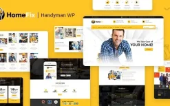 HomeFix (v3.9) Plumber, Handyman Maintenance Theme