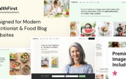 * HealthFirst (v1.1) Nutrition and Recipes Theme