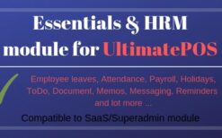 Essentials & HRM v5.2 (Human resource management) Module for UltimatePOS