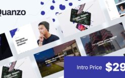 Quanzo (v1.0.9) Personal Portfolio WordPress Theme