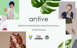 Antive v1.6.6 Minimal and Modern WooCommerce AJAX Theme