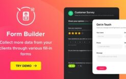 Form Builder (v1.5.1) WordPress Form plugin by Elfsight