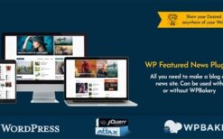 WP Featured News Pro v2.0.0 Custom Posts Listing Plugin