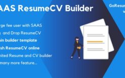 GoResumeCV v1.0.4 – SAAS Resume Builder Online