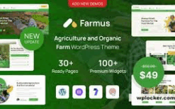 Farmus (v1.0.1) Agriculture and Organic Farm WordPress