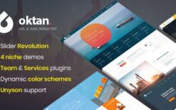 Oktan v1.0.1 Oil & Gas Industry WordPress Theme
