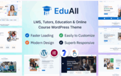 EduAll (v1.0.4) Education LMS Tutors & Course WordPress