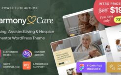 Harmony Care v1.0.2 Private Nursing Home & Senior Care WordPress Theme