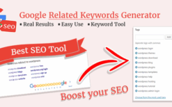 Google Related Keywords Generator (v1.1.0) WordPress SEO Keyword Planner & Tool