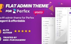 Perfex CRM – Flat Theme for Admin (Backend) Interface v1.0.4