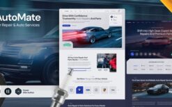 AutoMate v1.0 Car Repair & Auto Services WordPress Theme