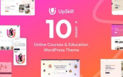 UpSkill v1.0.1 Education Online Courses LMS WordPress Theme