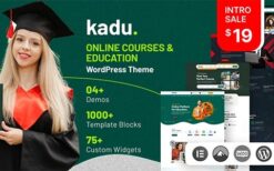 Kadu (v1.2) Education WordPress Theme
