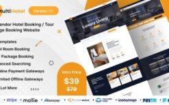 MultiHotel v2.0 Multivendor Hotel Booking / Tour Package Booking Website