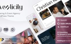 Eventicity (v1.1) Catering & Event Agency WordPress Theme