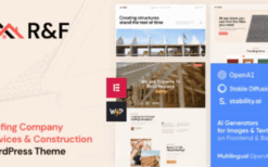R&F (v1.5.0) Roof & Floor WordPress Theme