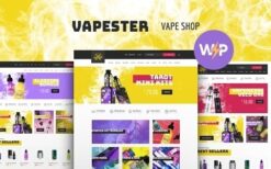 Vapester v1.1.10 Creative Cigarette Store & Vape Shop WooCommerce Theme