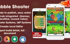 Bubble Shooter v2.3 Unity Template Project (Android + iOS + AdMob)